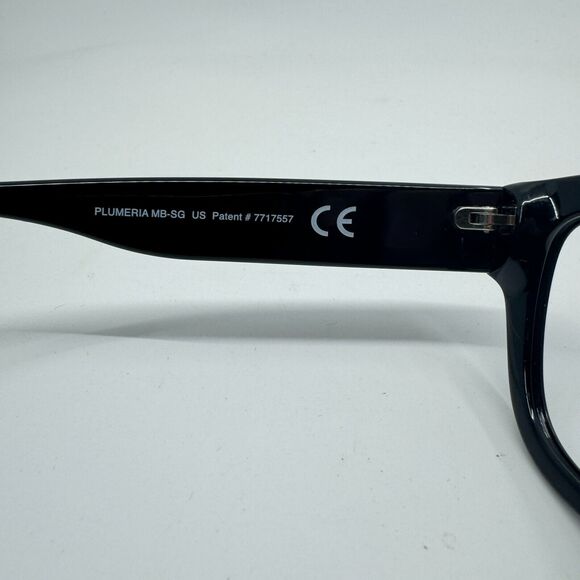 Maui Jim Plumeria MJ 768-02 Gloss Black Sunglasses Frame Only 55/17 135 H11676 - Picture 5 of 7